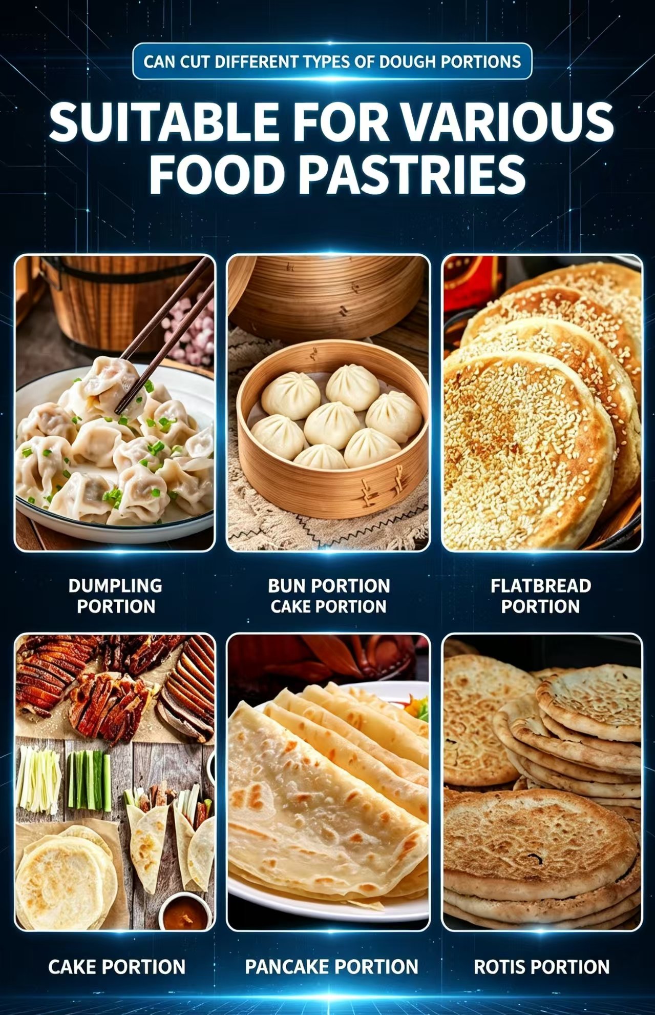面点作坊全自动面剂子机可更换模具多克重面团分割设备